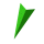green arrow pointing 202.5 degrees